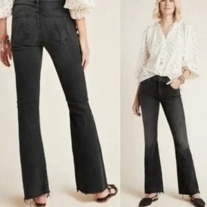 MOTHER the weekend fray black jeans
